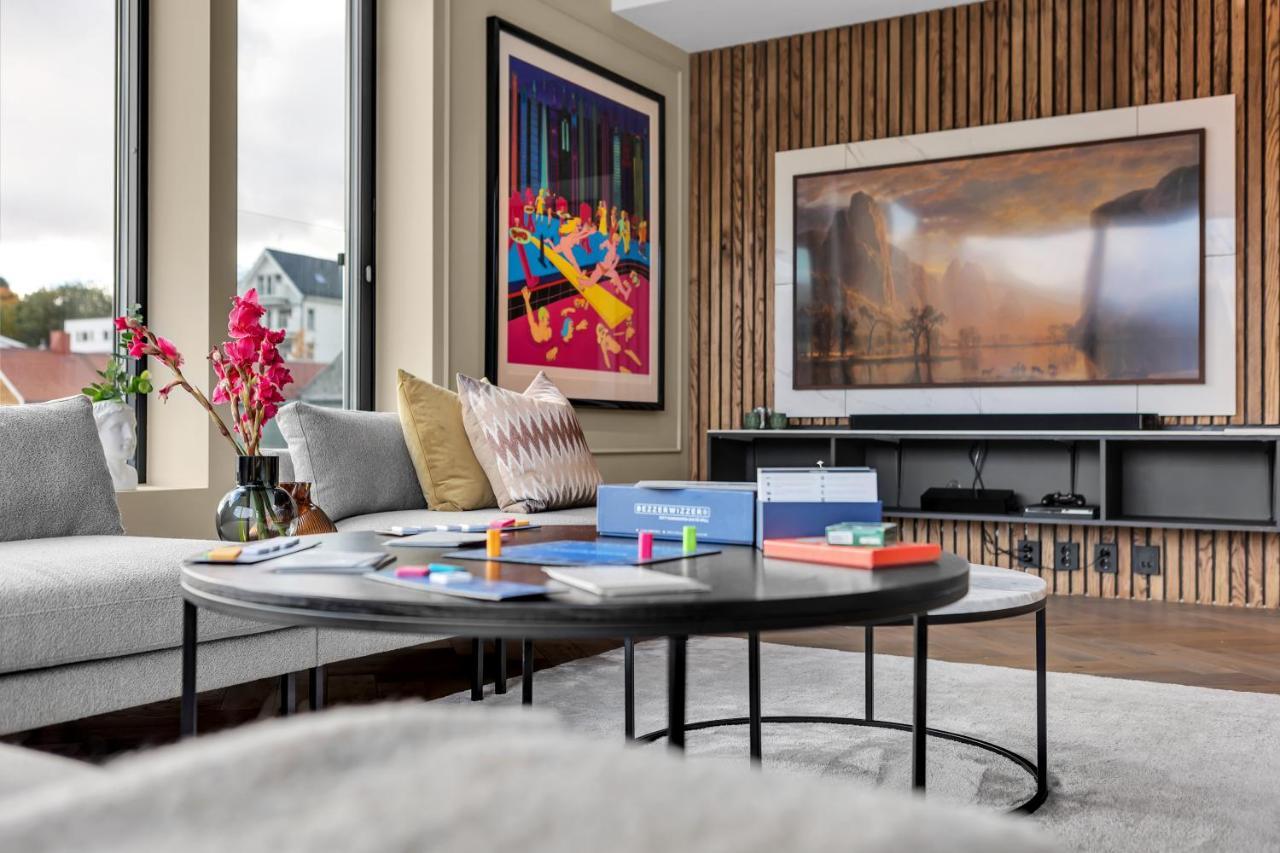 Penthouse In Downtown Tromso New Apartment ภายนอก รูปภาพ