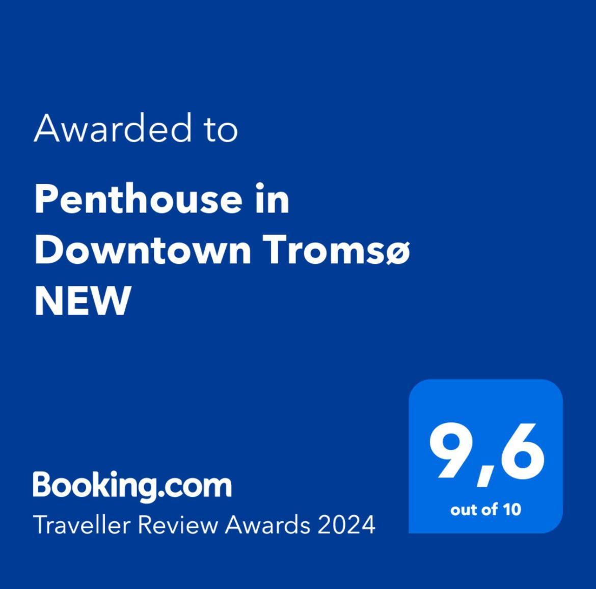 Penthouse In Downtown Tromso New Apartment ภายนอก รูปภาพ